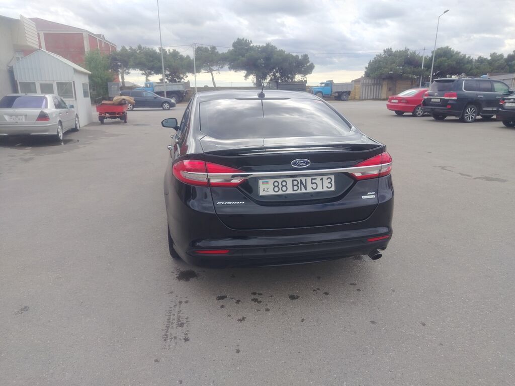 Ford Fusion (Mondeo) sedan - Kuzov: qara rəng, aerodinamik xəttlər 88-BN-513 — Avtomobillər, Digah (5)