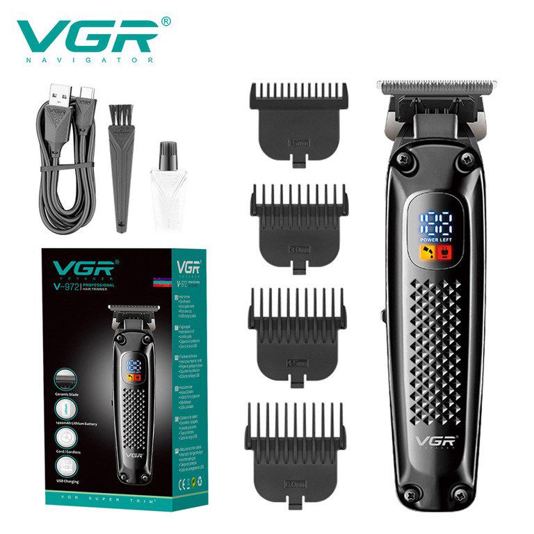 Professional təraş aparatı "VGR 972 1400MAH 7000RPM Ceramic Blades Cord/Cordless" — Gözəllik və səhiyyə, Bakı (7)