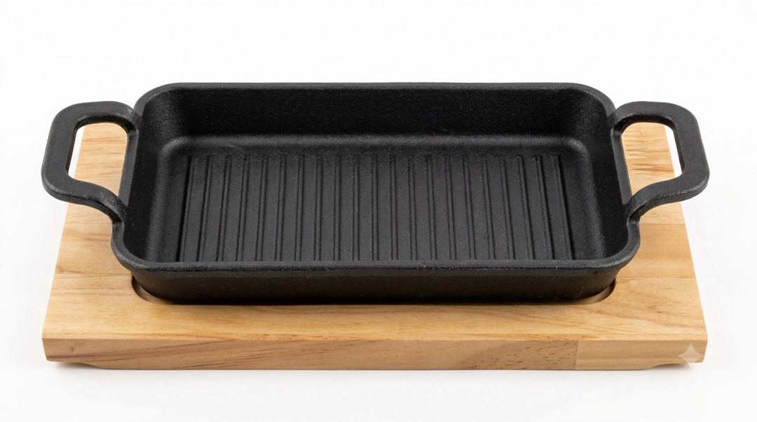 Tava NS08, 22 sm, çuqun, yapışmayan örtük — Mallar, Bakı