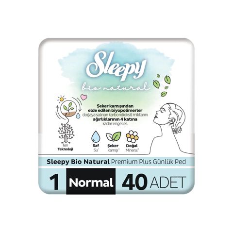 Gündəlik bezlər Sleepy Bio Natural, 40 əd — Bakı