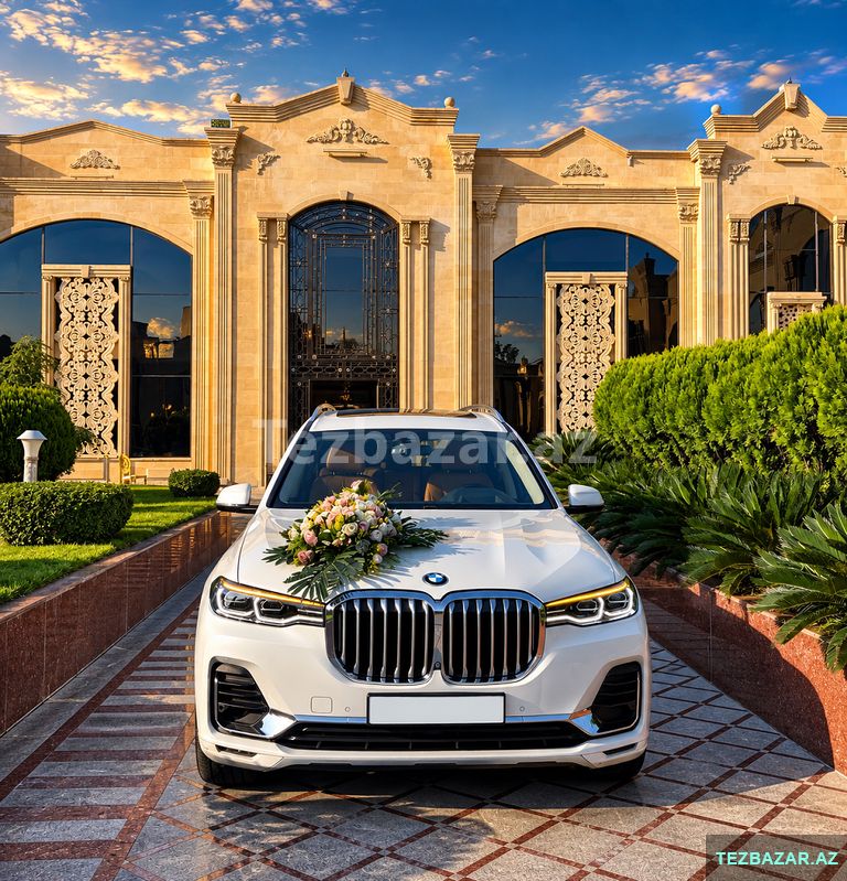 bəy gəlin maşını bmw x7 — Mallar, Bakı (5)