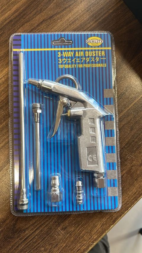 3-Way Air Duster – peşəkarlar üçün hava üfürmə tabancası dəsti — Kerim