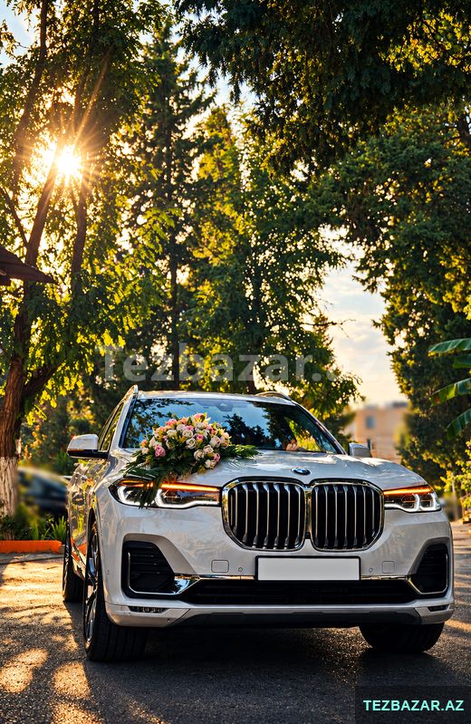 bəy gəlin maşını bmw x7 — Mallar, Bakı (3)