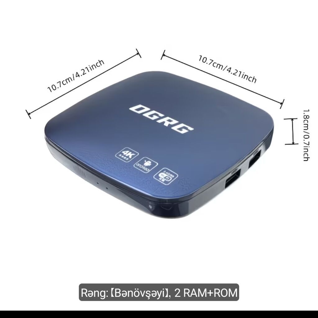 Ogrg Android TV Box – Android 14.0 - Ən son Android 14.0 sistemi — TV qabları və media pleyer, Digah (5)