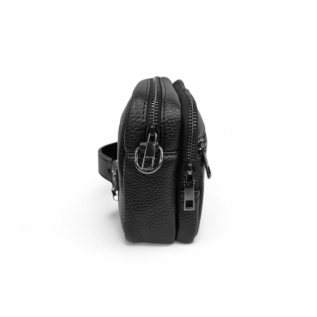 Kross-bodi çanta WestPolo, qara, poliuretan, 12x22 sm — Mallar, Bakı (3)