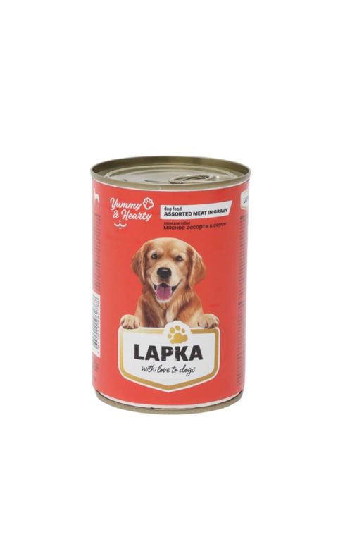 Konserv Lapka yetkin itlər üçün, ət ilə, 415 q — Bakı