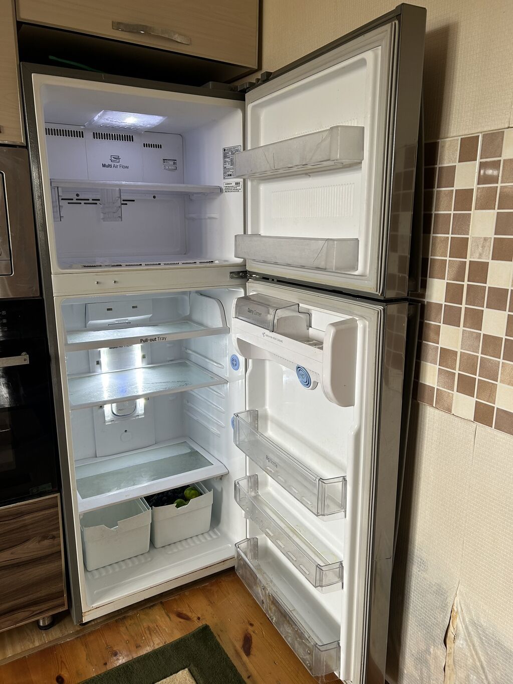 İşlənmiş 2 qapılı LG Soyuducu Satılır, rəng - Boz — Soyuducular, Xankəndi (2)