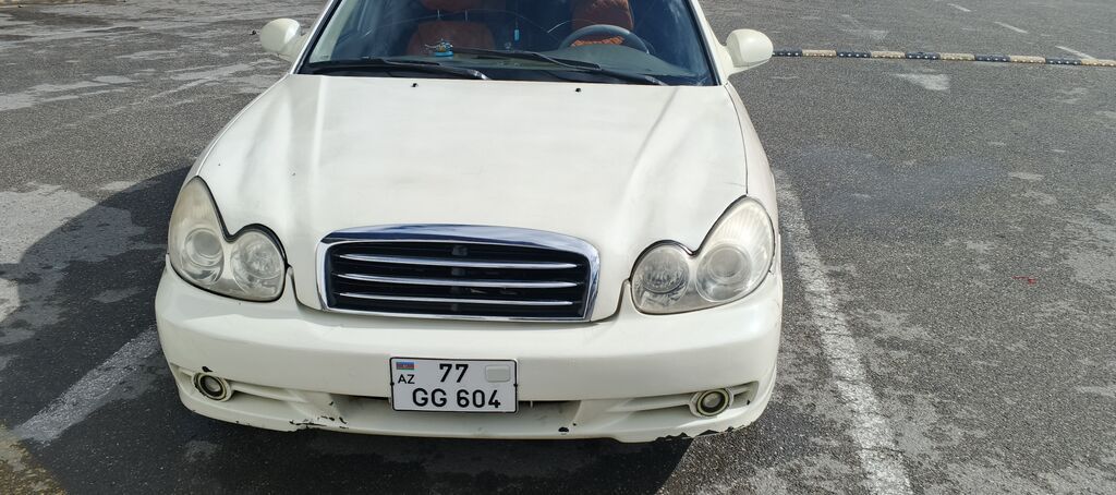 Hyundai Sonata sedan - Korpus: ağ rəng, 4 qapı, aerodinamik kuzov — Avtomobillər, Bakı (2)