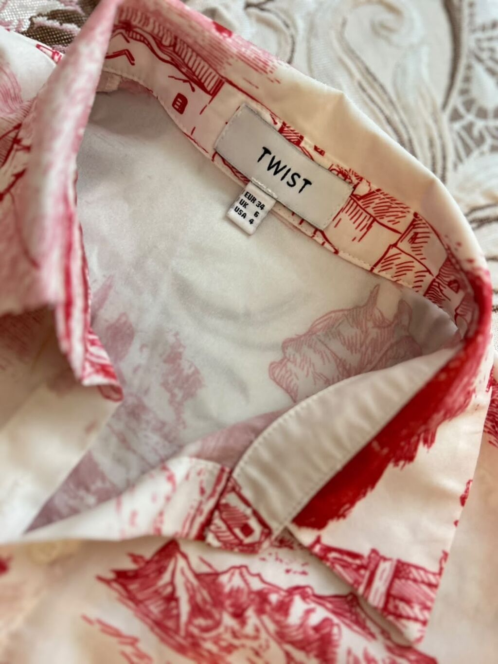 Brend: Twıst Model: Qadın köynəyi, düyməli, uzunqol Ölçü: EUR 32 (UK — Köynək, Bakı (2)