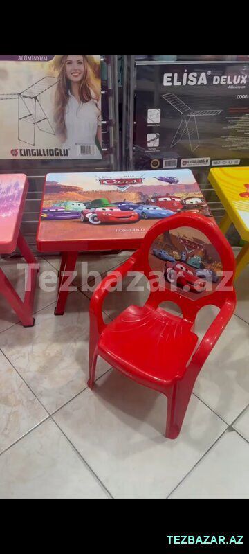 uşaqstolstuldesti uşaqstolu uşaqstulu stolstuldest parta mas — Ev malları, Bakı (5)