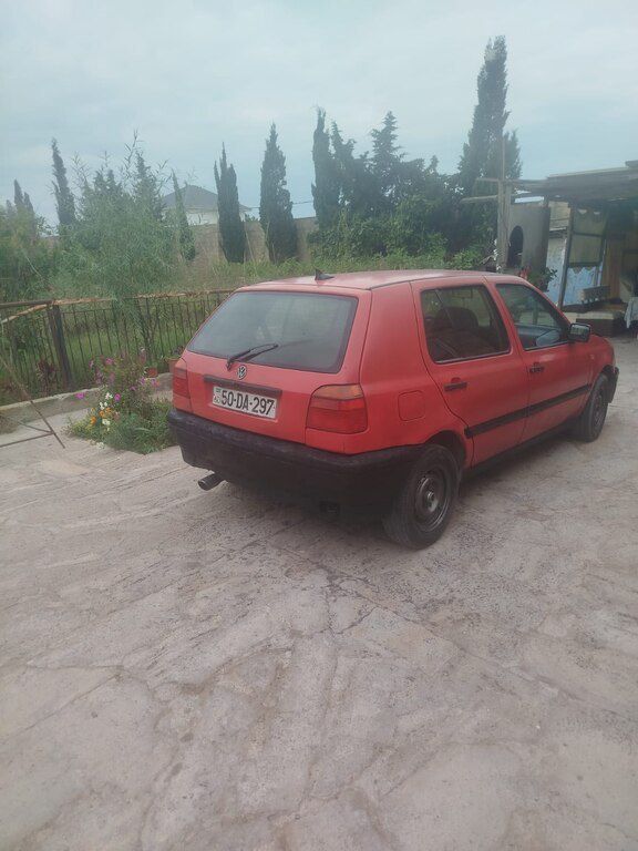 Volkswagen Golf, 1.8 L, 1993 il, 76 546 km — Avtomobillər, Bakı (8)