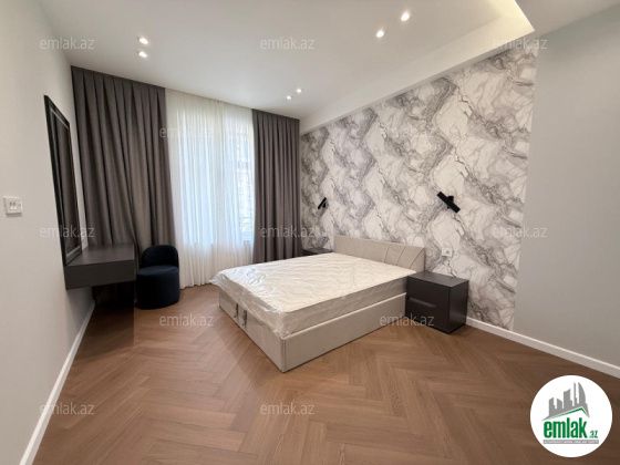 İcarəyə verilir 3 otaqlı 127 m² yeni tikili Ağ şəhər — Mənzil (9)