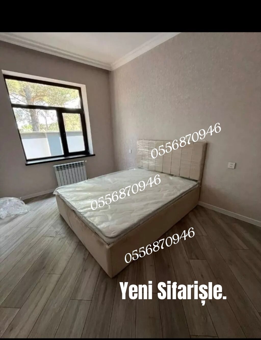 Yeni, İkinəfərlik çarpayı, Bazasız, Matras ilə, Siyirməsiz, Rusiya — Yataqlar, Bakı (5)