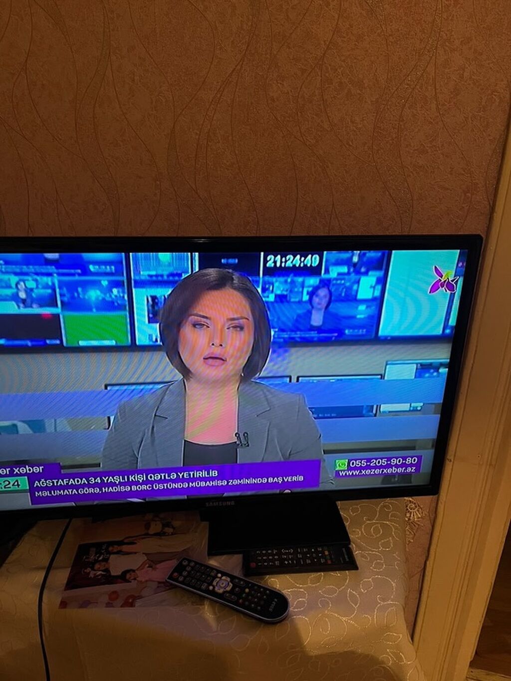 Samsung LED televiziya - Ekran diaqonalı təxminən 32–40 düym — Televizorlar, Gəncə (4)