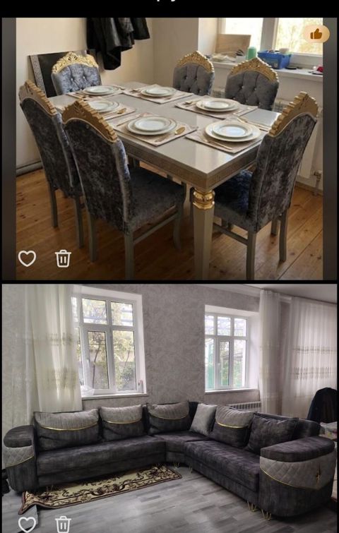 Divan ve pufik Olcu 2.65x295 Acilan ve bazali *Qiymeti 530 — Bakı