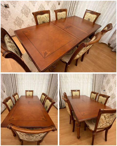 Masa dəsti satılır 330₼.masa açılandır,6 oturacağı — Bakı