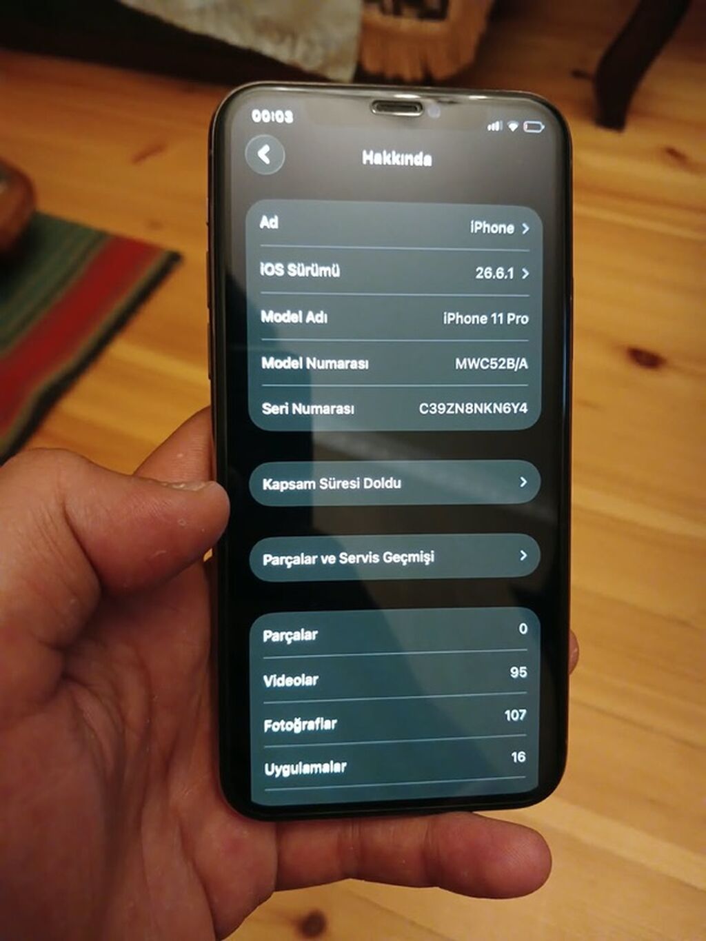 IPhone 11 Pro, 64 GB, Qızılı, Face ID — Apple iPhone, Mingəçevir (2)