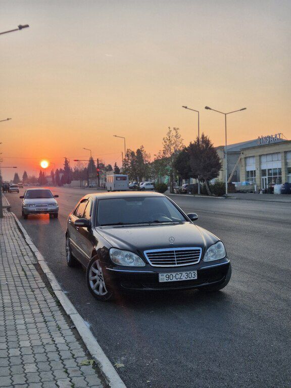 Mercedes S 350, 3.7 L, 2005 il, 395 000 km — Avtomobillər, Gəncə (12)