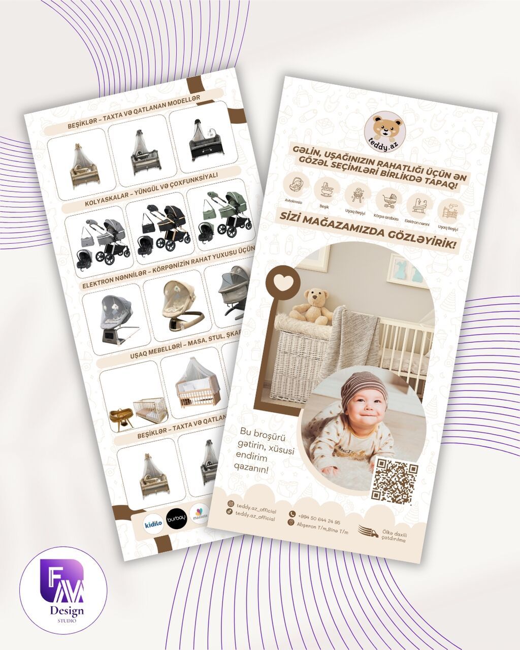 Flayer/Broşur/Diklet Dizaynı Brendinizə uyğun Keyfiyyətli 2 üzlü — Reklama, IT, marketing, Masazır (5)