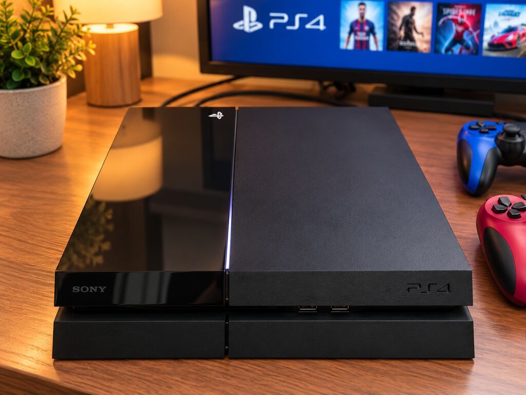 PlayStation 4 (PS4) – Əla vəziyyətdə PlayStation 4 çox az istifadə — Oyun konsolları, Bakı (7)