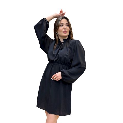Qadınlar üçün gündəlik don Vetex_1, qara, parça, ölçü 44 — Bakı
