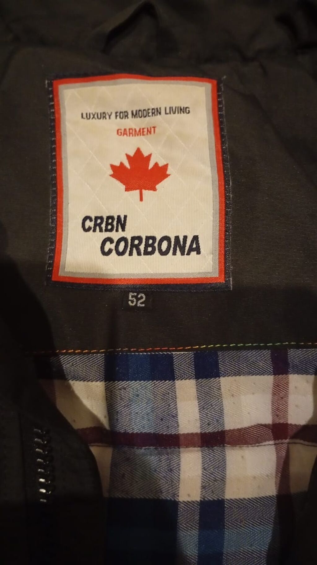 Kişi qış gödəkçəsi – Crbn Corbona, ölçü 52 - Rəng: tünd yaşıl (xa ki — Kurtkalar, Bakı (4)