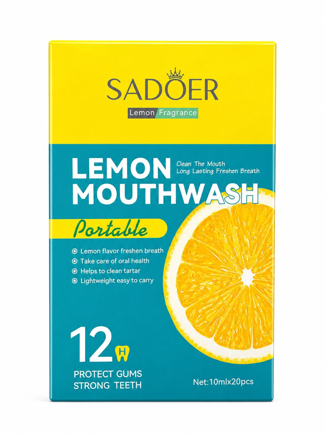 Ağız boşluğuna qulluq dəsti Sadoer Lemon 10x20 ml — Mallar, Bakı