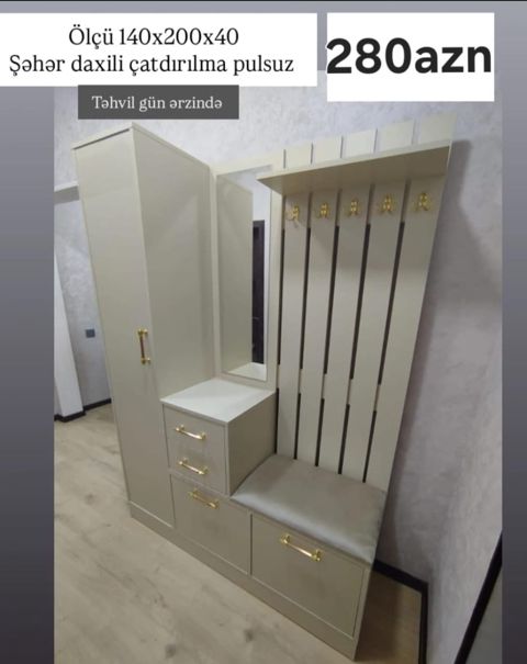 Dəhliz mebeli Dəhliz üçün mebel — Bakı