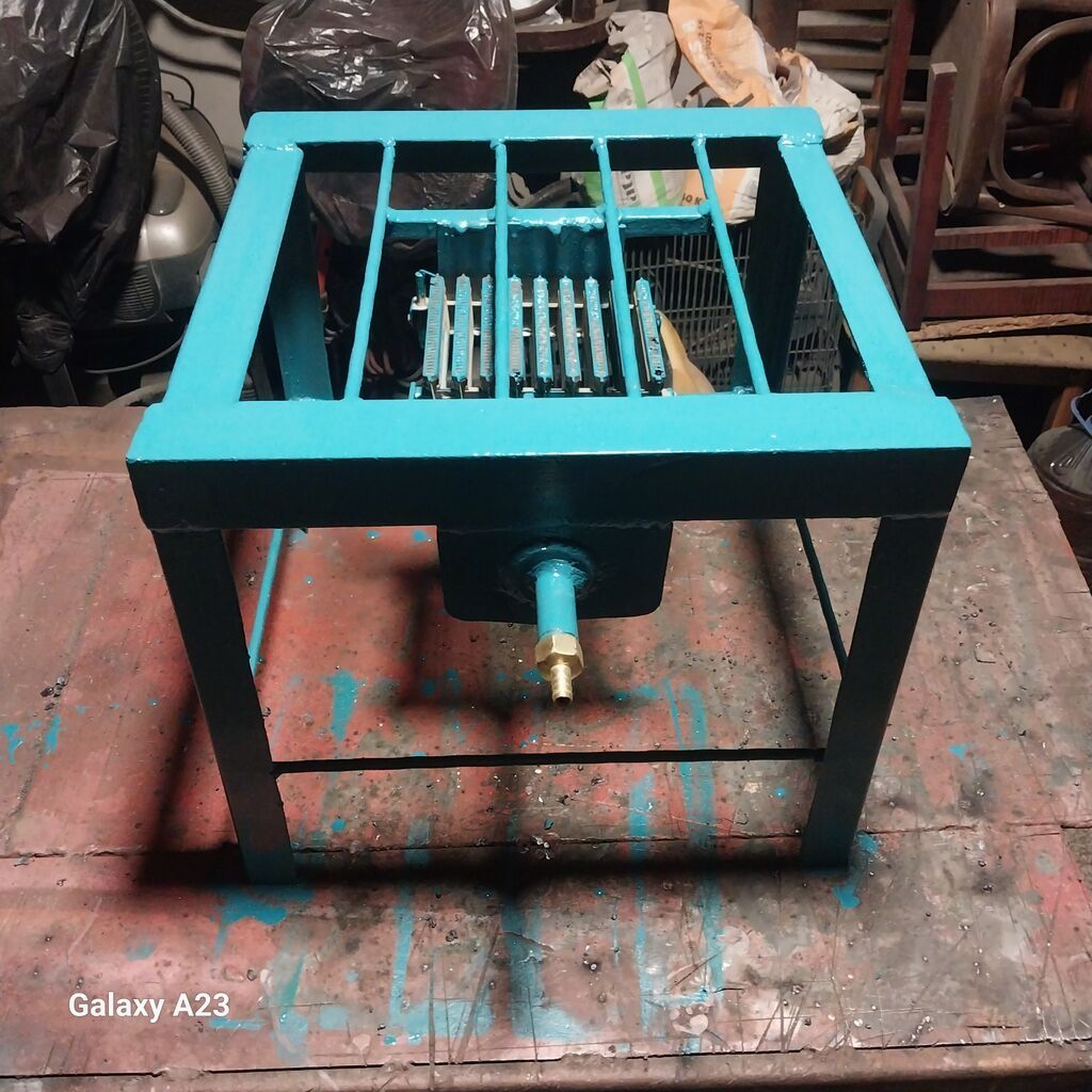 Sənaye tipli qaz plitəsi/ocaq stendi - Material: tam metall — İsitmə avadanlığı, Digah (2)