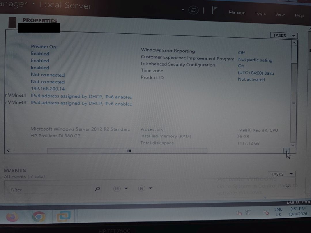 HP ProLiant DL380 G7 server – 2x Xeon / 36-96GB RAM — Şəbəkə və server avadanlığı, Bakı (4)