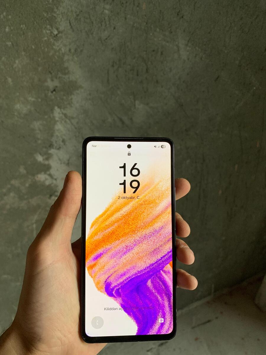 Samsung Galaxy A53 5G Black 128GB/6GB — Smartfonlar, Balakən