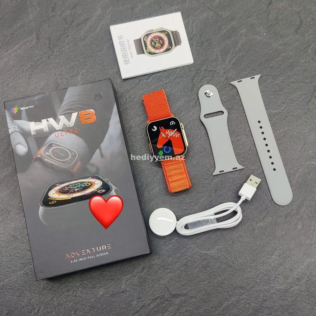 HW8 Smart watch Smart Saat — Qol saatları, Bakı