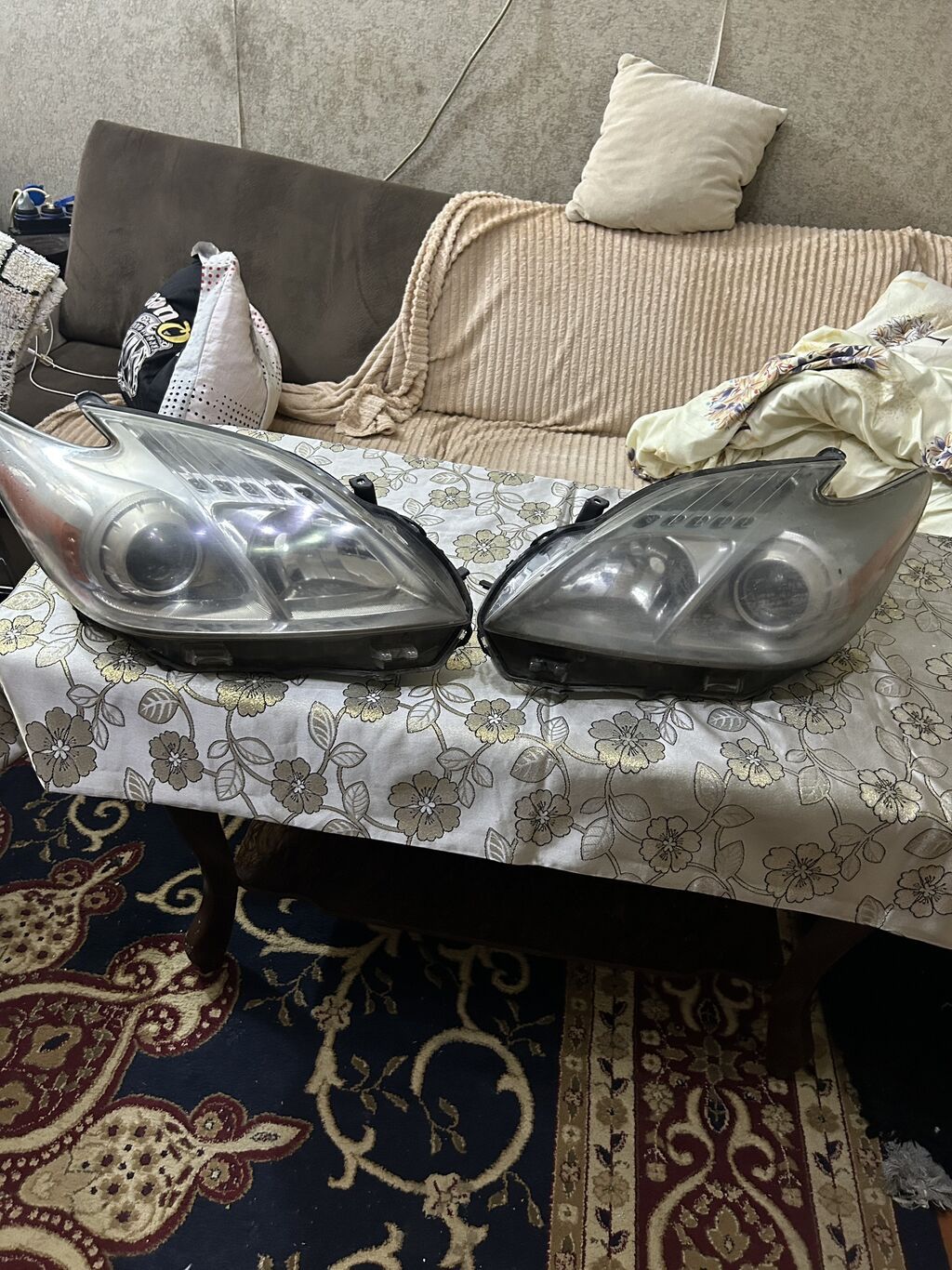 Komplekt, Yaxın və uzaq vuran işıqlar Toyota, 2015 il, Orijinal, İşlənmiş — Avtomobil işığı, Digah (3)