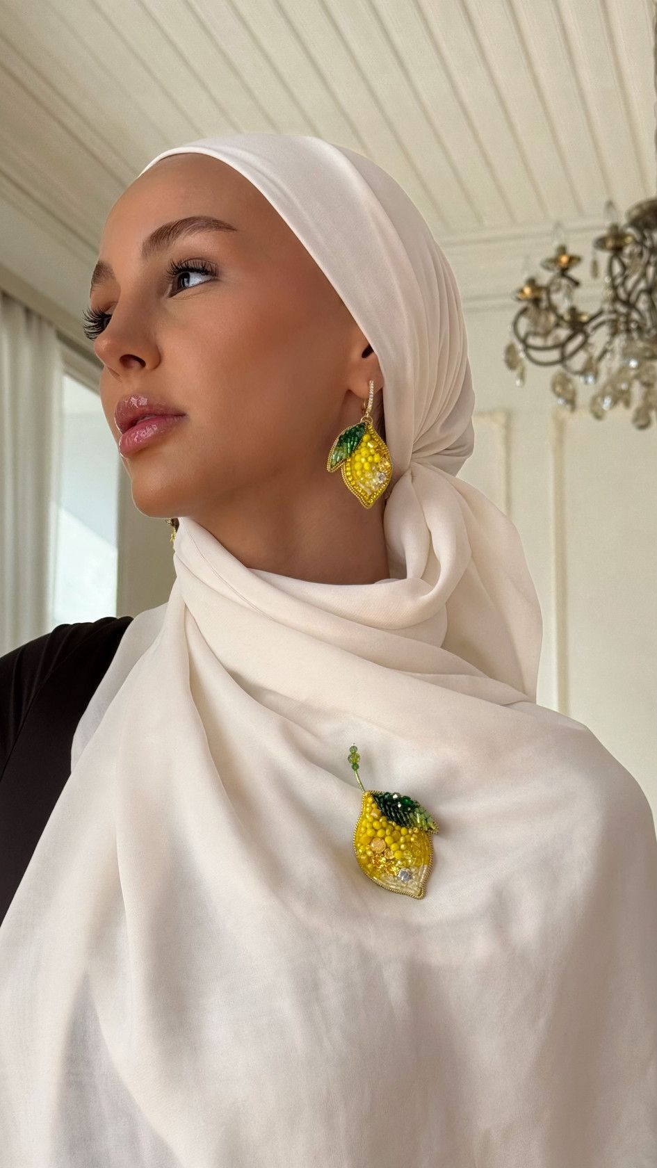 Sırğa qadınlar üçün Limon 6958 — Mallar, Bakı (3)
