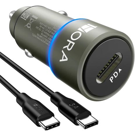 1HORA Car Charger Type-C PD20W GAR156G Grey — Bakı