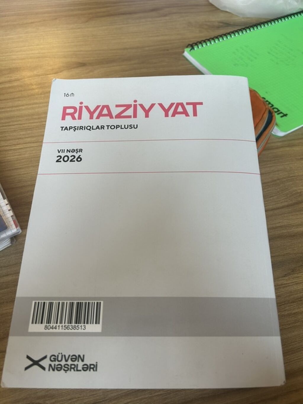 Riyaziyyat 8-ci sinif — Kitablar, Bakı (2)