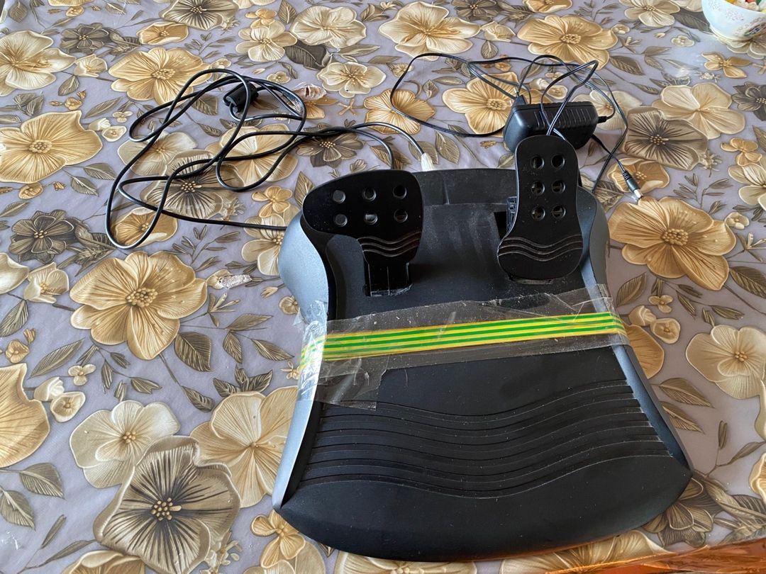 Genius sükan + pedal dəsti və oyun diskləri paketi — Oyunlar, konsollər və proqramlar, Bakı (2)