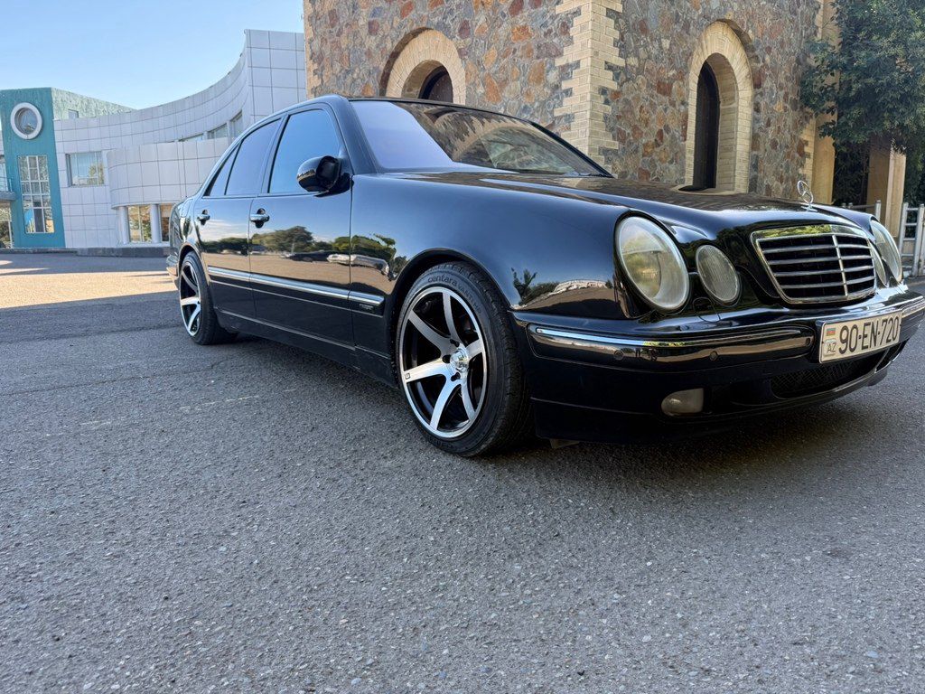 Mercedes E 320, 3.2 L, 2000 il, 360 000 km 90-EN-720 — Avtomobillər, Qazax (3)