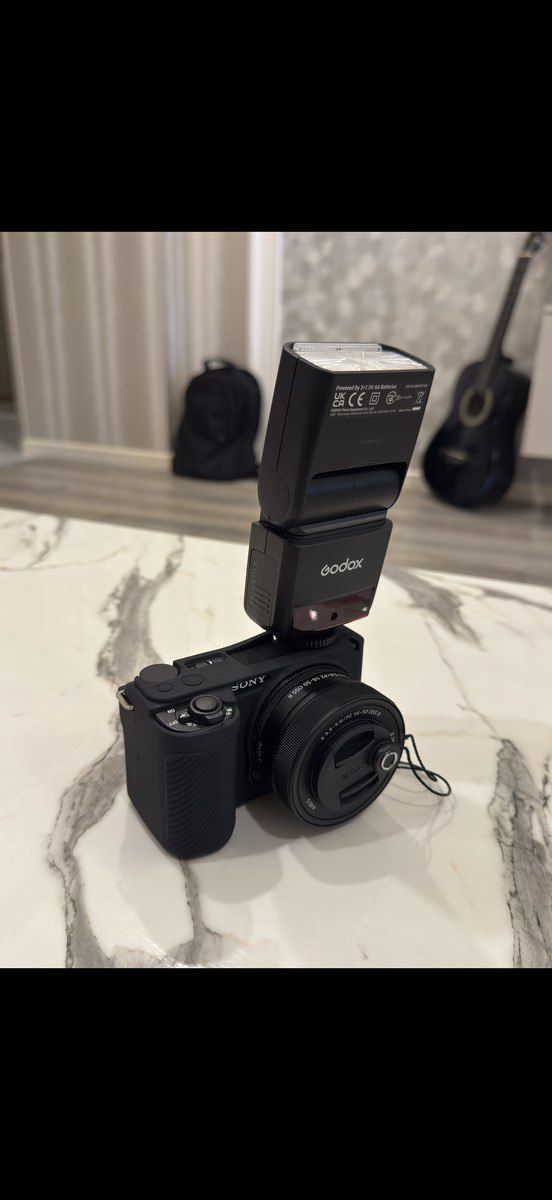Sony ZV-E10 II + Godox TT350S 256 GB SD kart Tam dəst — Foto və video texnikası, Bakı