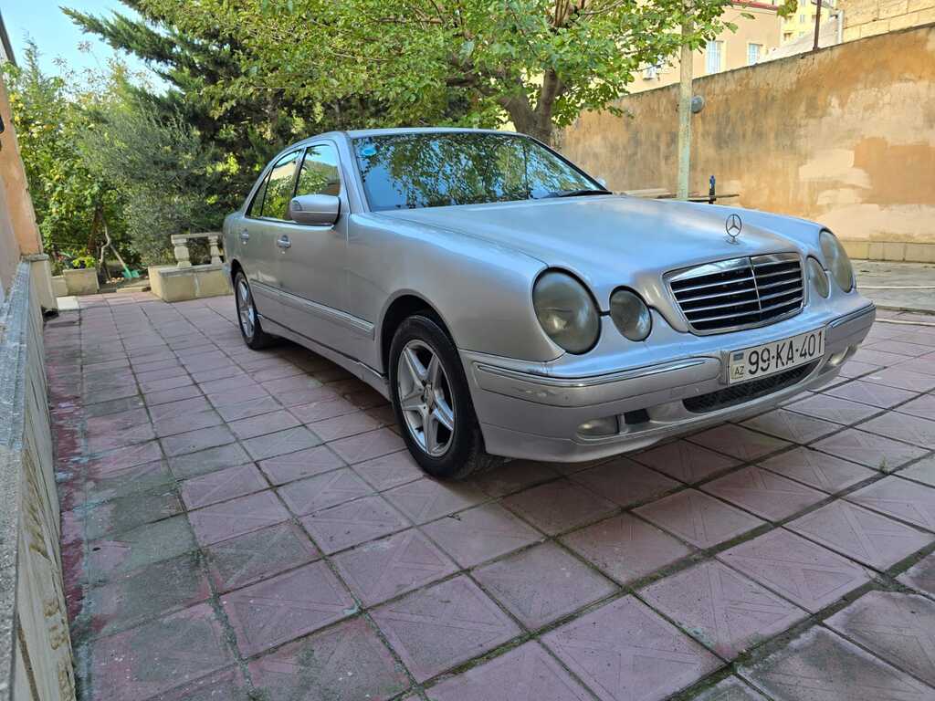Mercedes E 220, 2.2 L, 2001 il, 314 500 km 99-KA-401 — Avtomobillər, Sumqayıt (4)