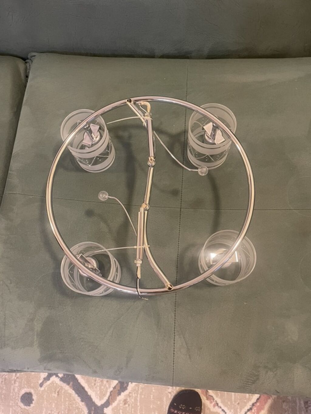 Çılçıraq, 4 lampa, Metal — Tavan is?qlar? v? cilc?raqlar, Bakı (2)