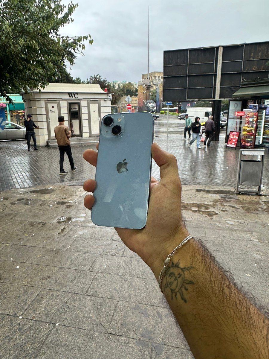 Apple iPhone 14 Blue 128GB/4GB — Smartfonlar, Bakı (5)