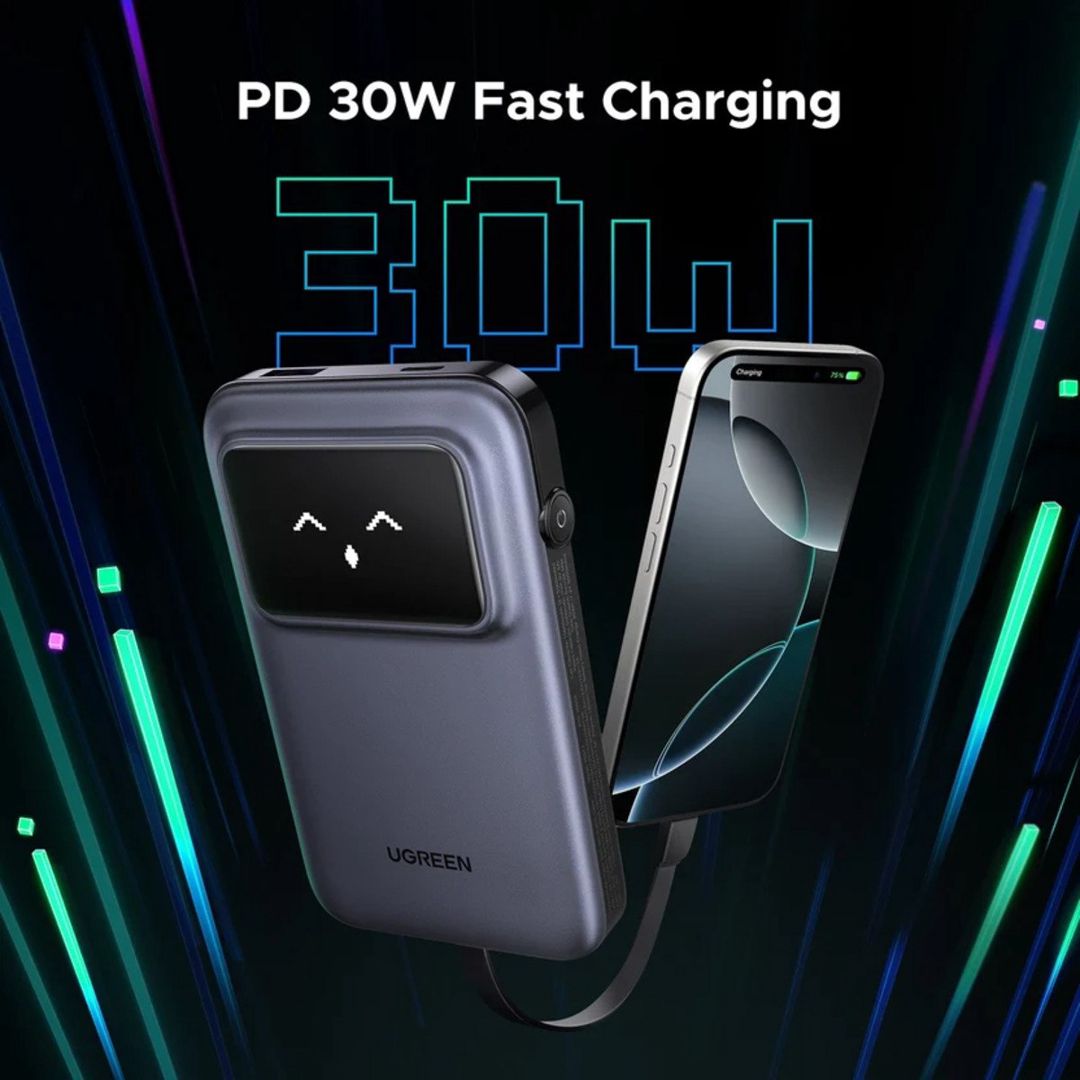 Powerbank Ugreen 10000mAh 30W Fast Charging — Smartfonlar, Bakı (2)