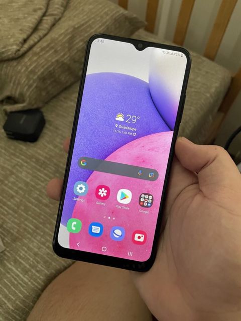 Samsung Galaxy A03s, 64 GB, rəng - Mavi, Barmaq izi — Bakı