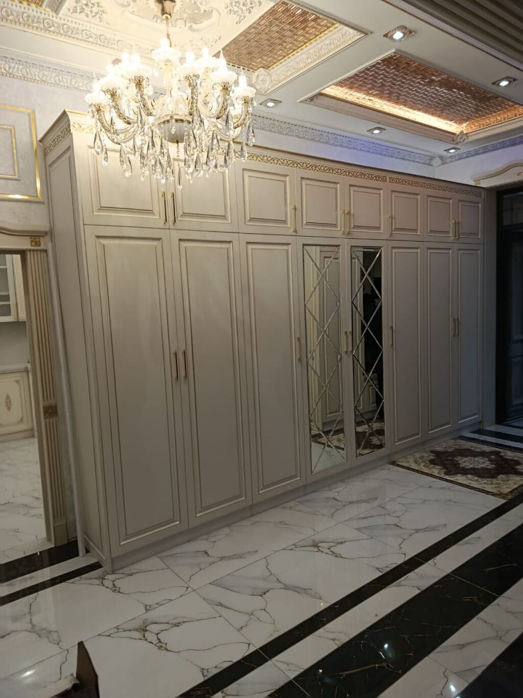 Sifarişlə mətbəx dəsti, Özü çəkən petlələr, MDF, Kredit yoxdur — Mətbəx mobilyası, Bakı (4)