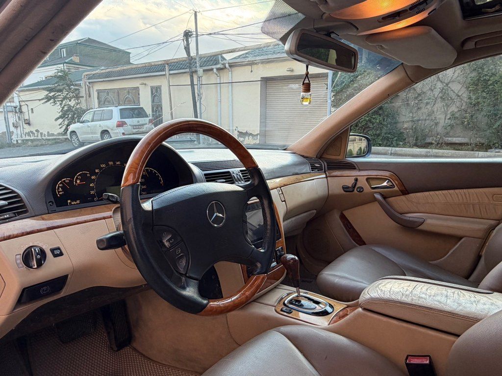 Mercedes S 320, 3.2 L, 2001 il, 428 000 km 10-VC-858 — Avtomobillər, Bakı (12)