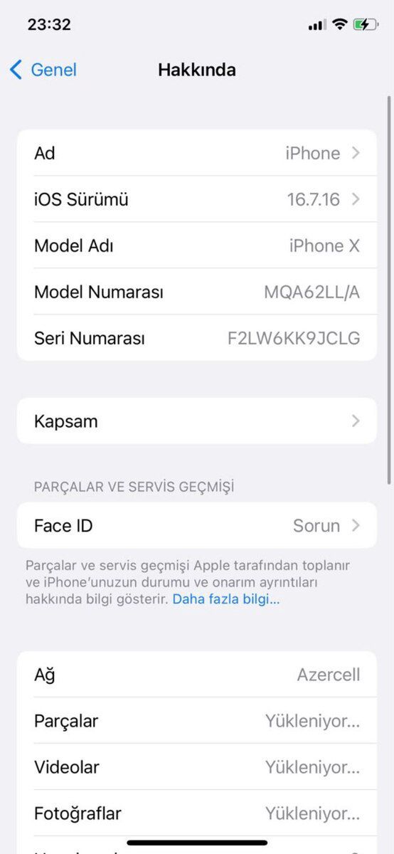 Apple iPhone X Silver 64GB/3GB — Smartfonlar, Bakı (4)