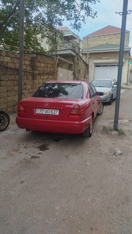 Mercedes C 200, 2.0 L, 1994 il, 280 000 km 77-VO-637 — Avtomobillər, Bakı (2)