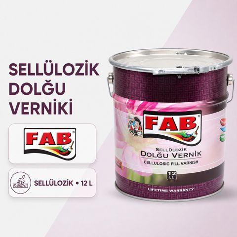 FAB sellülozik dolğu lakı 12 litr — Bakı