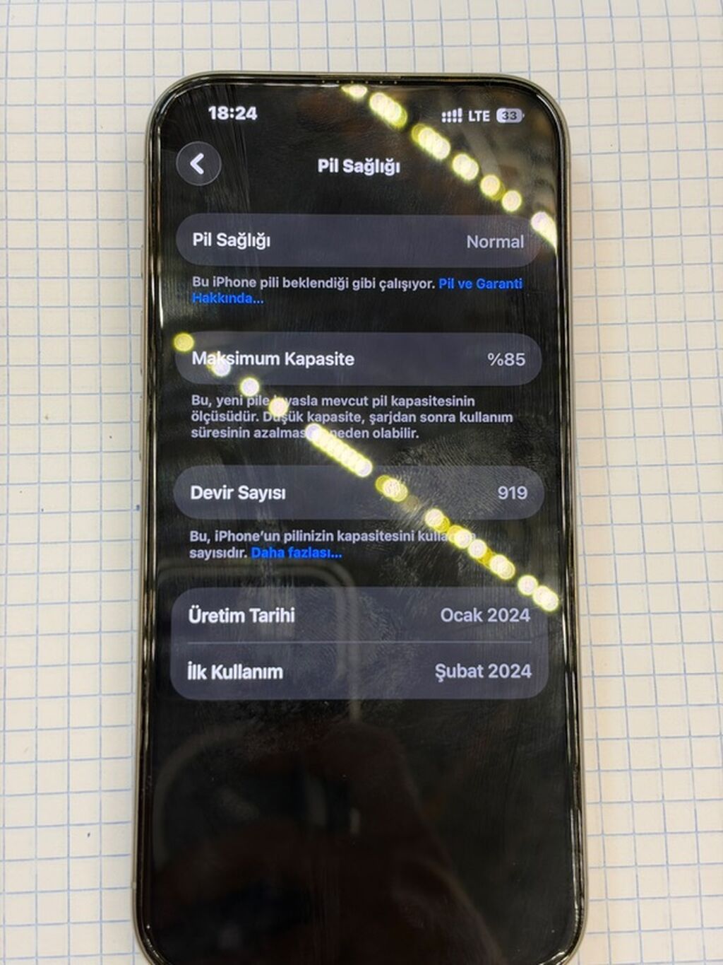 IPhone 15 Pro, 256 GB, Natural Titanium, Face ID — Apple iPhone, Bakı (3)